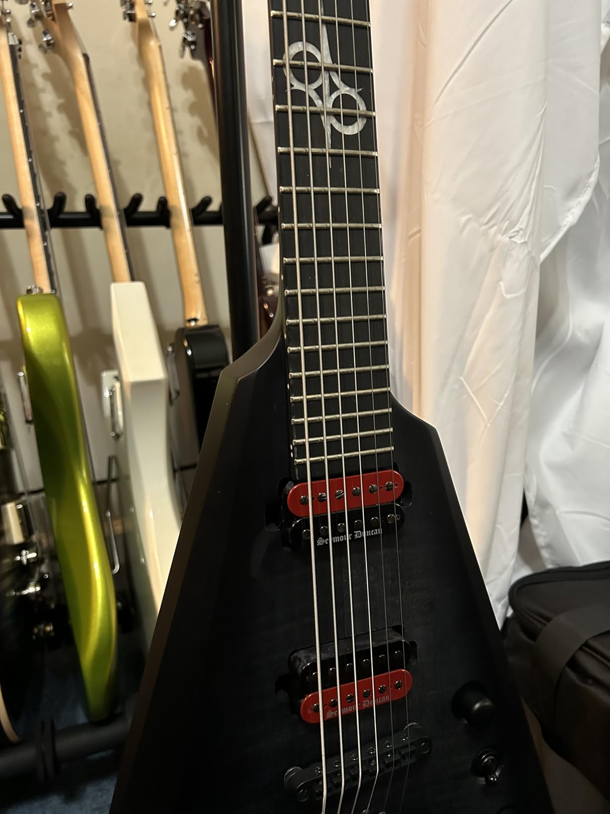 Seymour Duncan Black Winter Humbucker Pickup Set - Red/Black Zebra customer photo 2