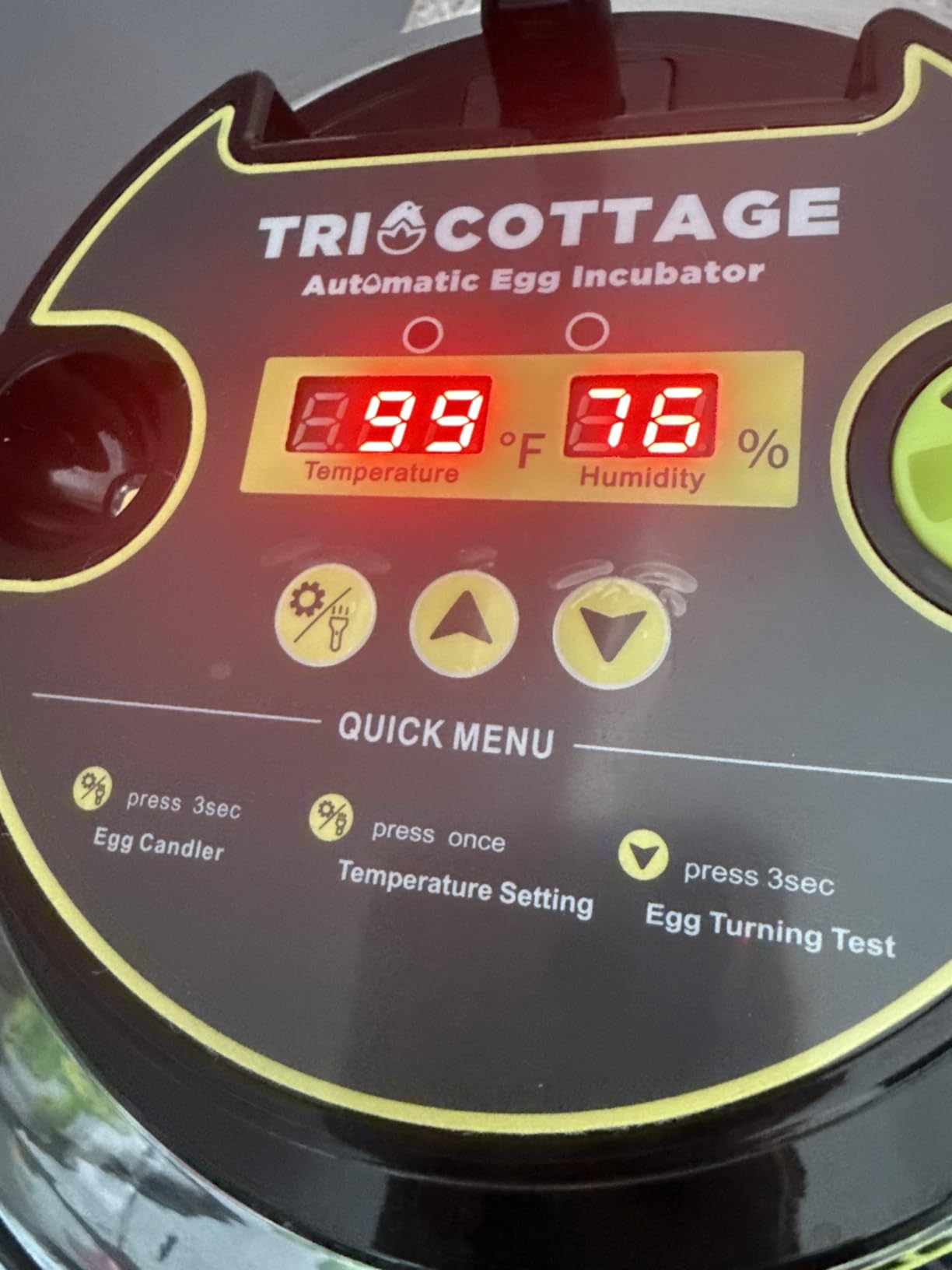 Incubators for Hatching Eggs 12 Egg Incubator with Automatic Egg Turning and Humidity Control,Egg Candler,Auto Water Replenishment,for Chicken Eggs and Quail Egg M12H customer photo 2