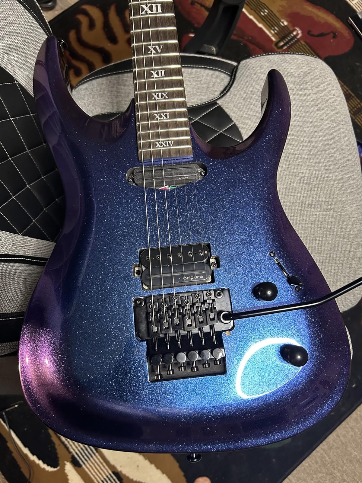 Oripure Guitar Humbucker Pickup Neck+Bridge Pickups Set Hot Rail & Screw Poles customer photo 1