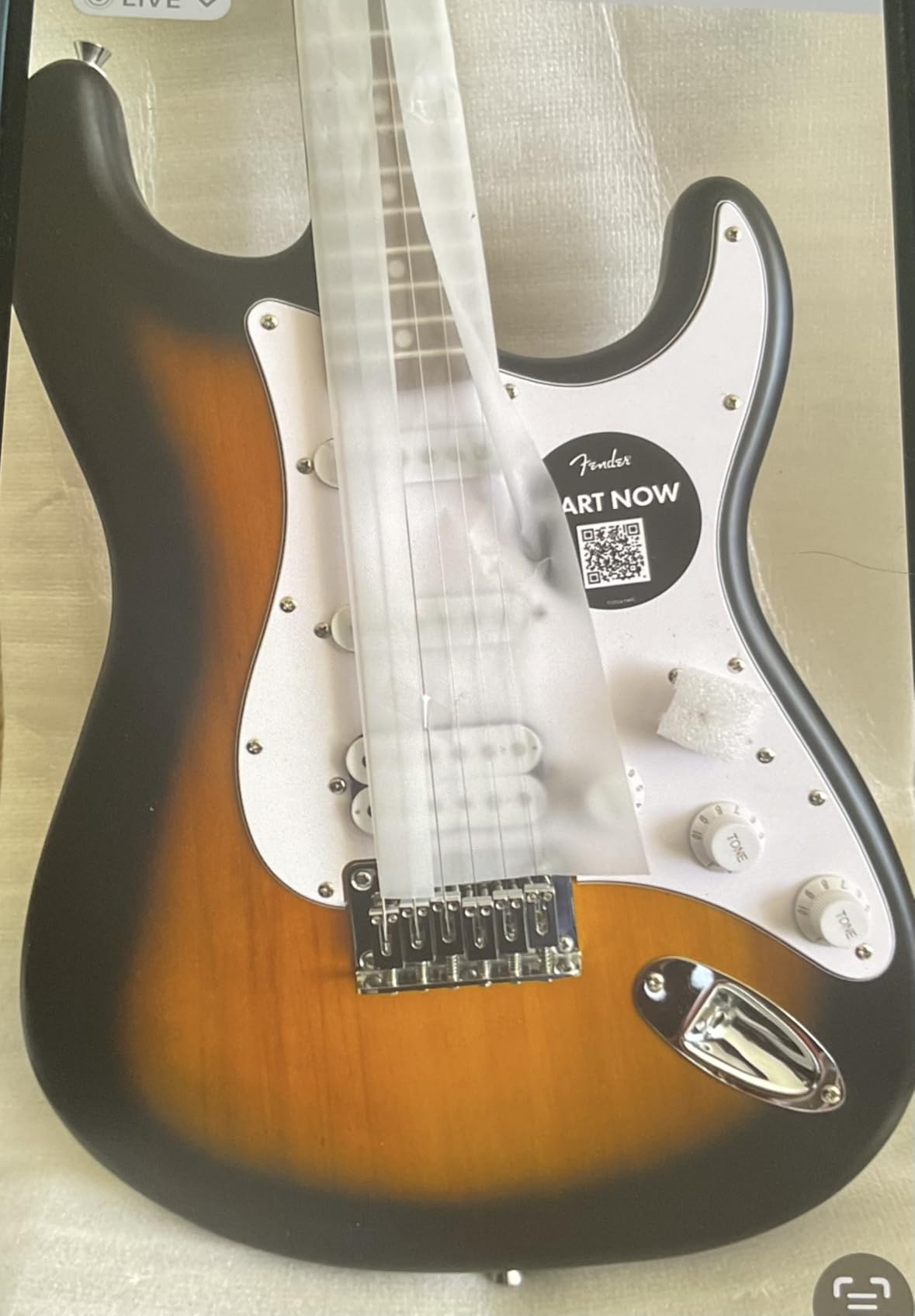 Fender Squier Debut Stratocaster HT HSS Beginner Electric Guitar, Black | Starter electric guitar, HSS pickups, hardtail bridge, 2-year warranty, free lessons included, kids and adults customer photo 1