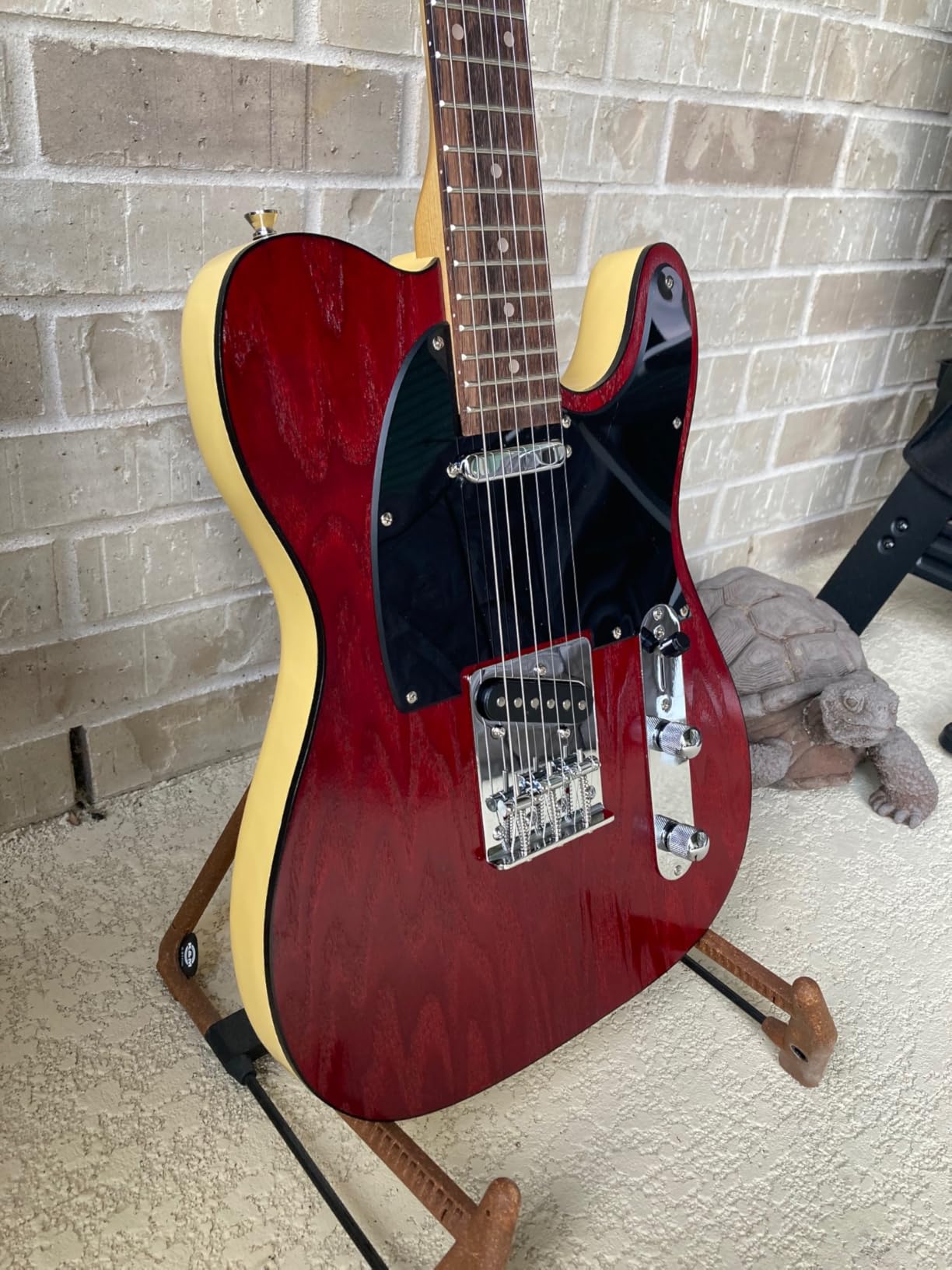 DIY Electric Guitar Kit Beginner Kit Tele Style Basswood Body customer photo 1