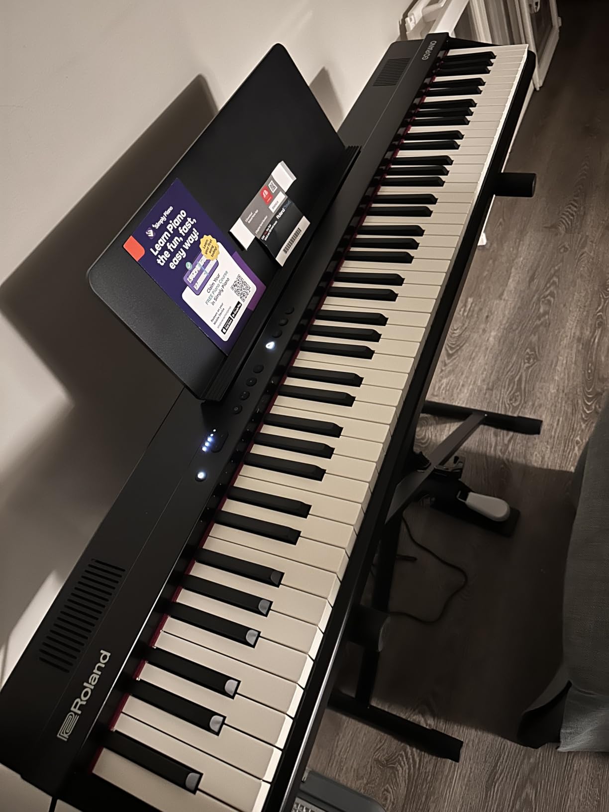 Roland GO:PIANO88PX Entry-Level Portable 88-Note Digital Piano | Premium Performance, Lightweight Design, Powerful Learning Features, Battery-Powered Operation customer photo 2