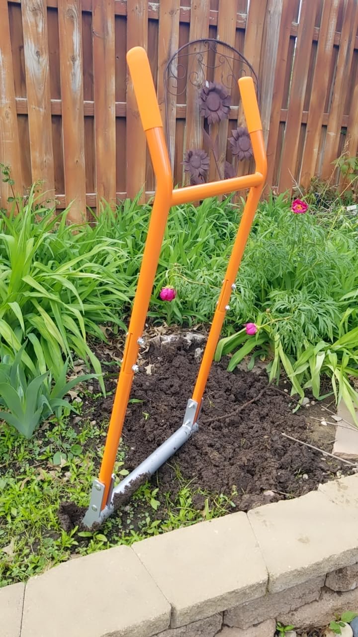 Broadfork 5-Tine Broad Fork for Gardening Ergonomic U-Shaped Design customer photo 2