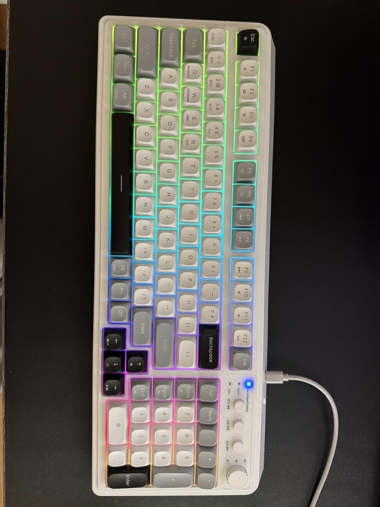 AULA S99 Wireless Keyboard,99 Key Computer Gaming Keyboards with Number Pad customer photo 1
