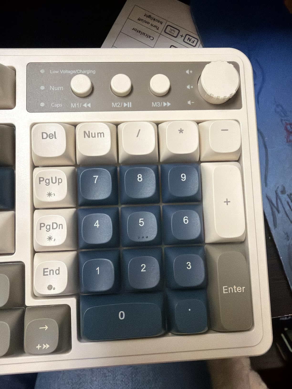 AULA S99 Wireless Keyboard,99 Key Computer Gaming Keyboards with Number Pad customer photo 2