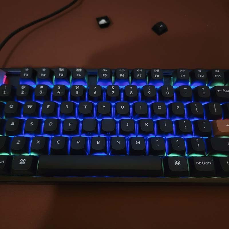 Keychron K8 HE TKL Hall Effect Wireless Keyboard, Magnetic Hot-Swappable Switches, Rapid Trigger, QMK/Launcher Web, RGB, 2.4GHz/Bluetooth 5.2/Wired, Aluminum & Wood Frame, Mac Windows Linux - Black customer photo 1