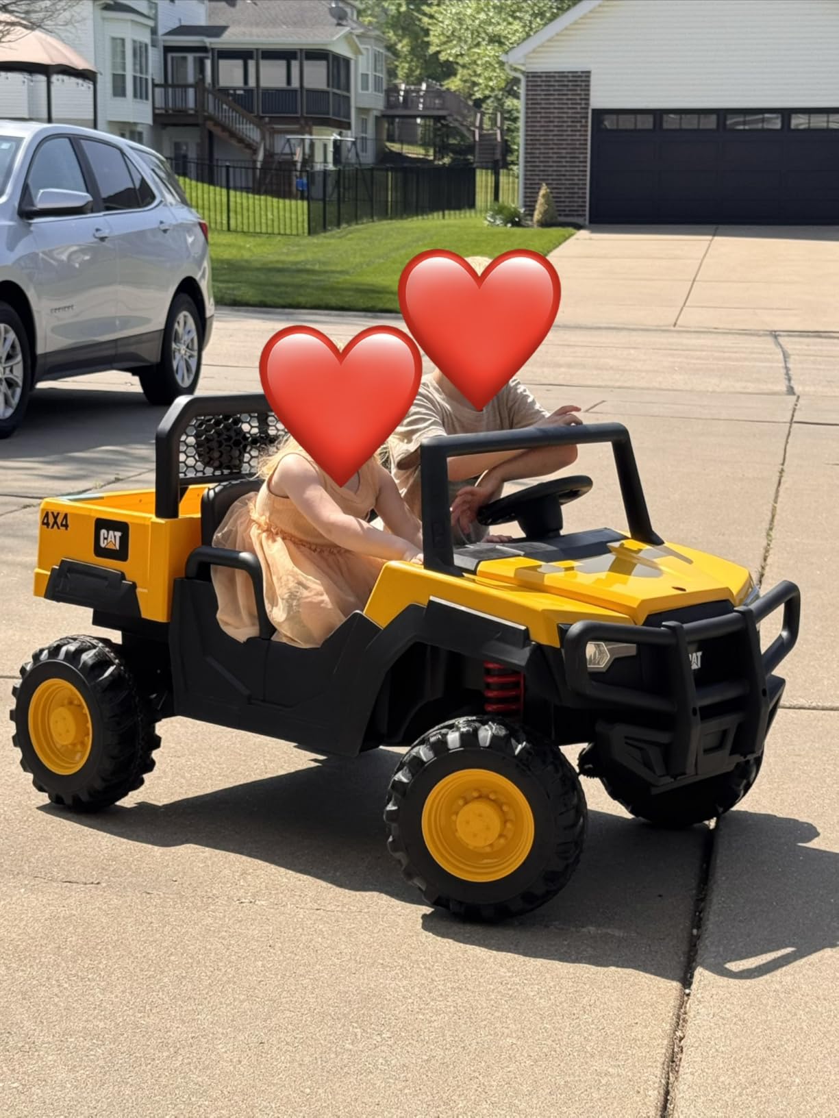ANPABO Licensed Caterpillar 24V Ride On Toys with Dump Bed and Shovel customer photo 2