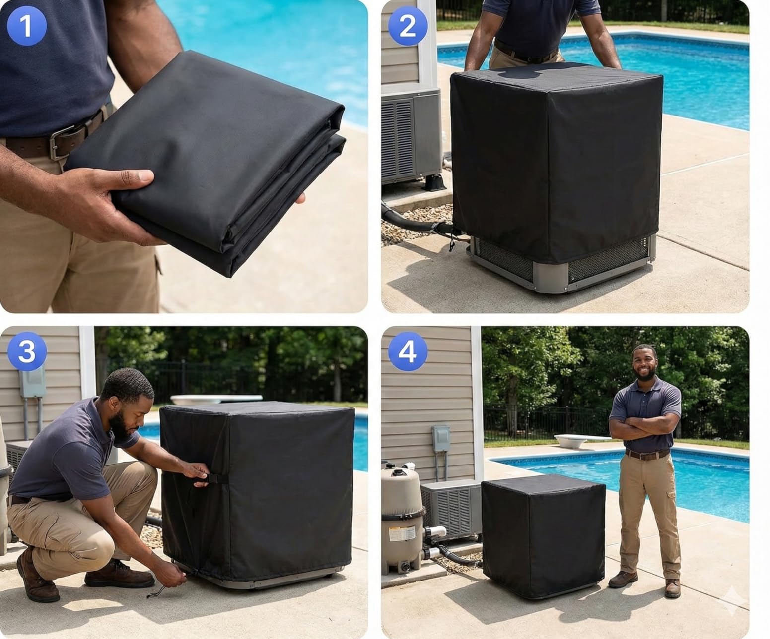 5000 Gallon Swimming Pool Heater for Above Ground Pool 110v customer photo 1