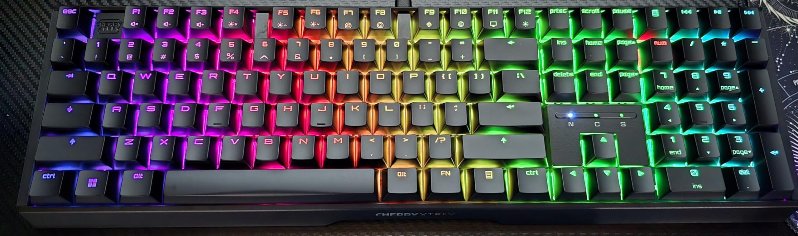 Cherry XTRFY MX 3.1 Wired Mechanical Gaming Keyboard, MX2A Silent RED Switches, Black customer photo 2
