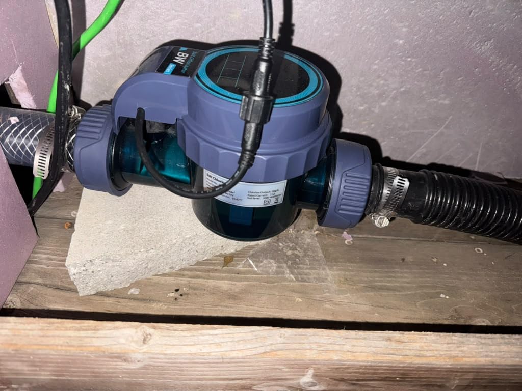 Salt Water Pool Chlorinator System, 31,700 Gal Above-Ground Pools customer photo 1