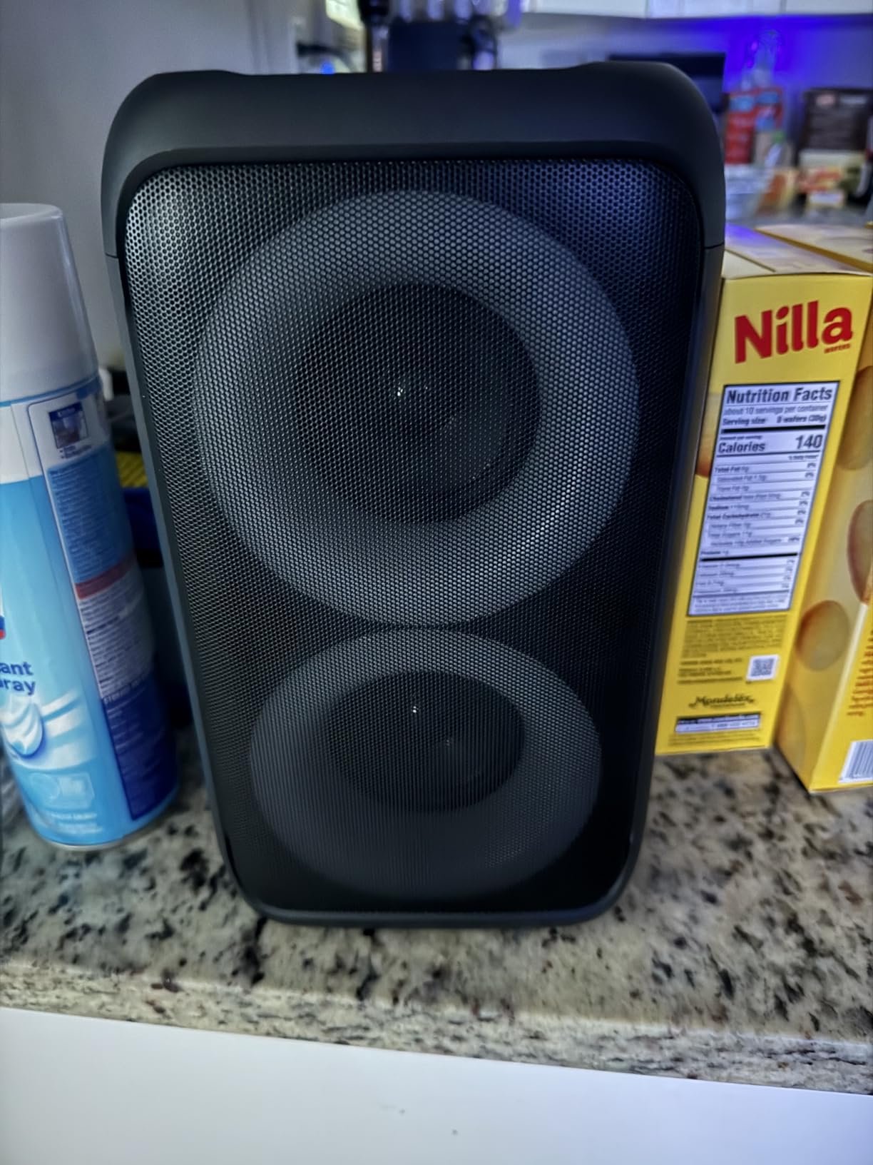 Bluetooth Speaker with 2 Wireless Microphones - Big Party Speaker for Adults Kids Karaoke with Lights - Portable Rechargeable Floorstanding Speakers Support TWS/AUX/USB/TF Card for Home Party Gift customer photo 1