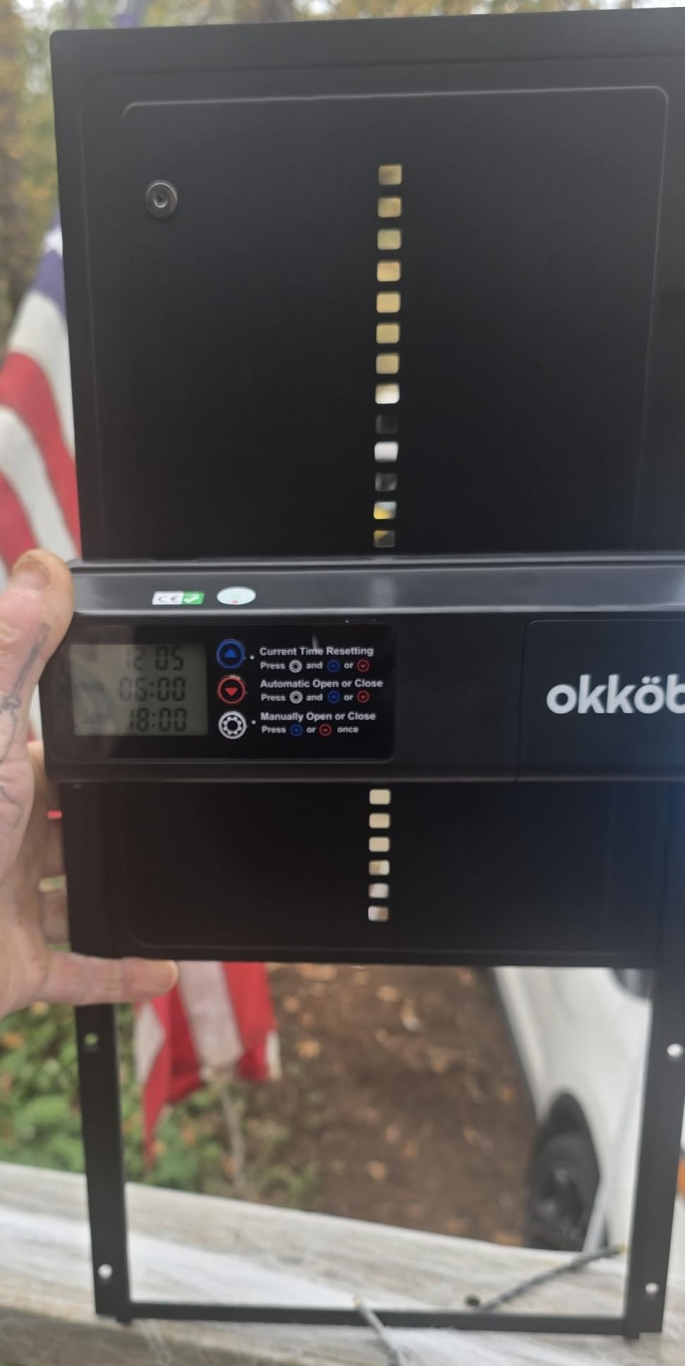 Chicken Coop Door Lite, Battery Powered with Timer and Manual Modes customer photo 2