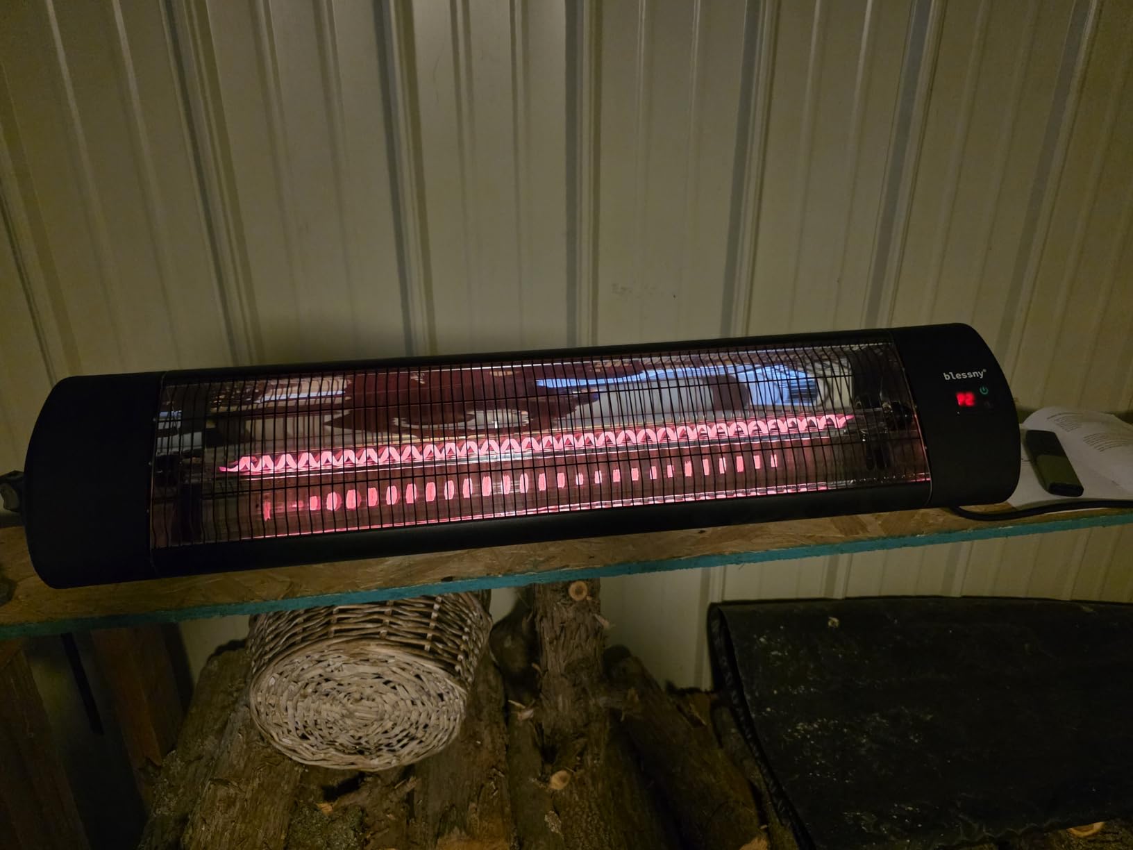 blessny 1500W Wall Mounted Electric Heater for Outdoor Patio & Garage customer photo 2