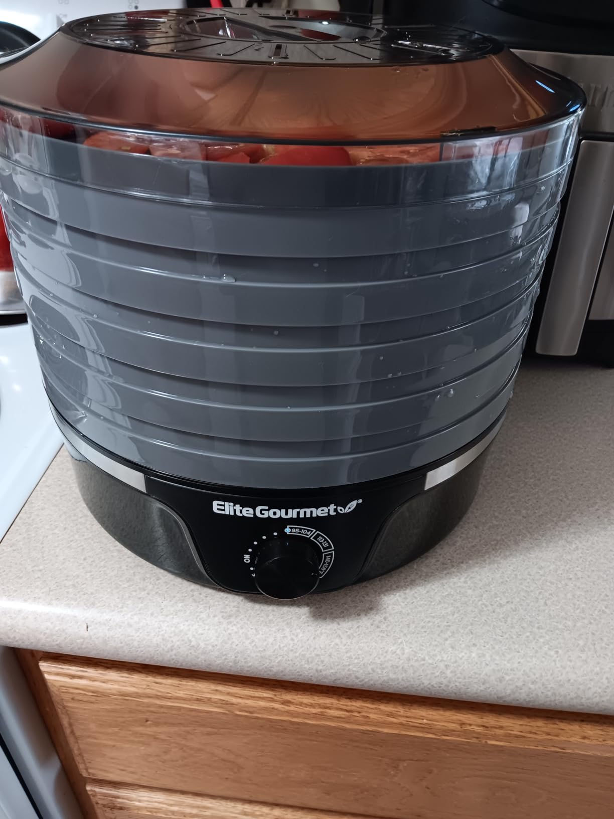 Elite Gourmet 5-Tray Digital Food Dehydrator, Stainless Steel, Keep Warm customer photo 2