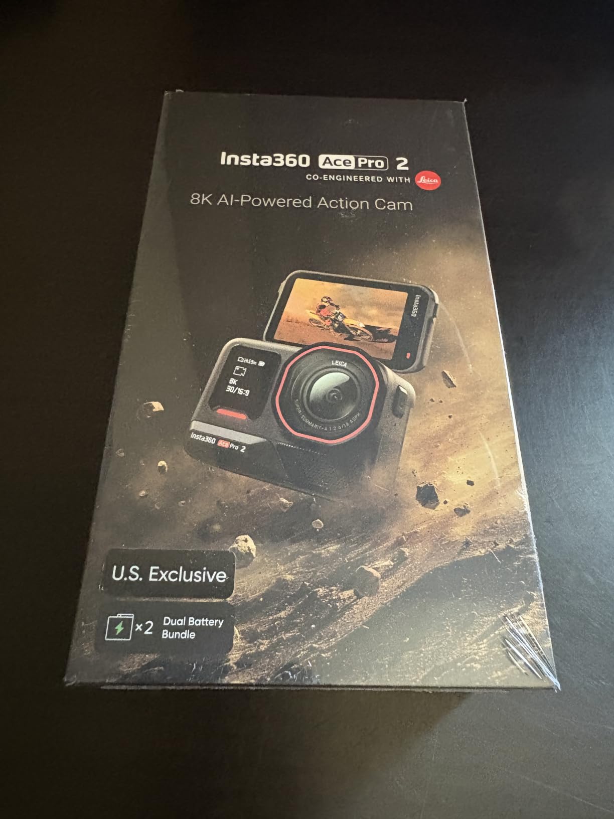Insta360 Ace Pro 2 Single Battery Bundle - 8K Waterproof Action Camera Co-Engineered with Leica, 1/1.3