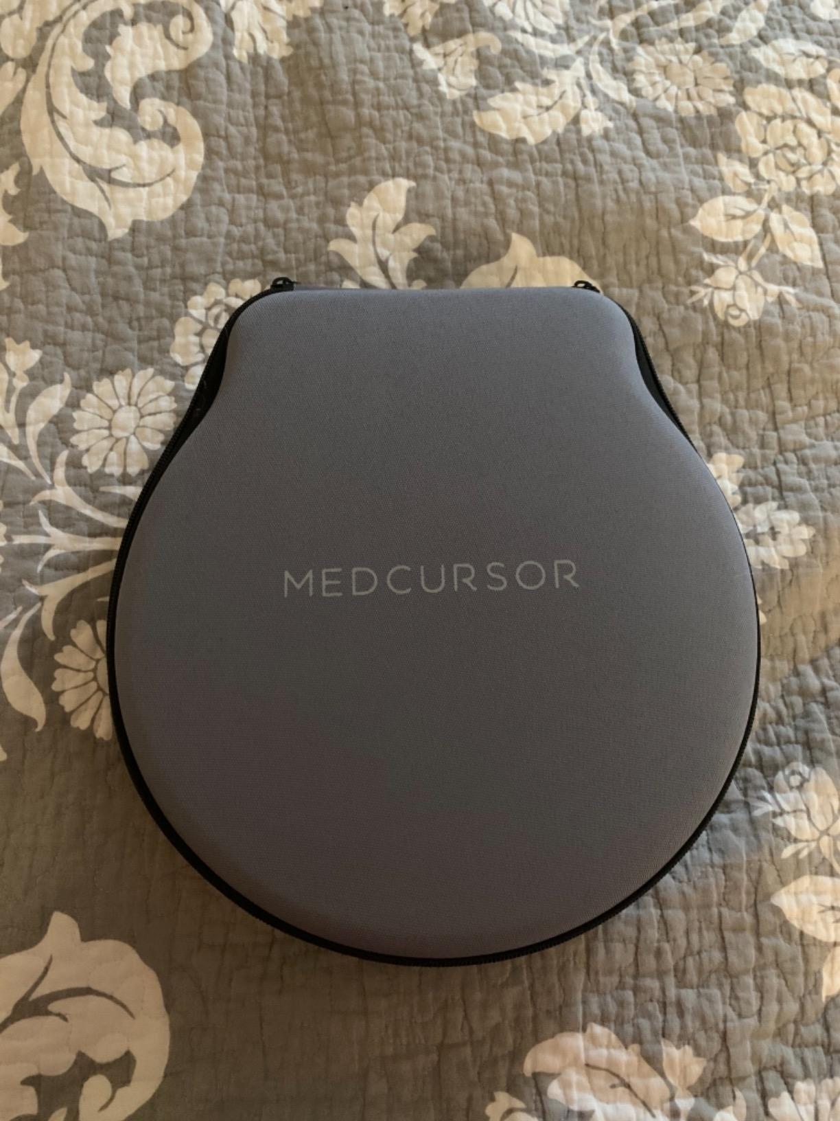 Medcursor Massage Gun - High Intensity Brushless Motor, Handheld Percussion Deep Tissue Massager with 6 Massage Heads for Sore Muscle and Stiffness customer photo 1