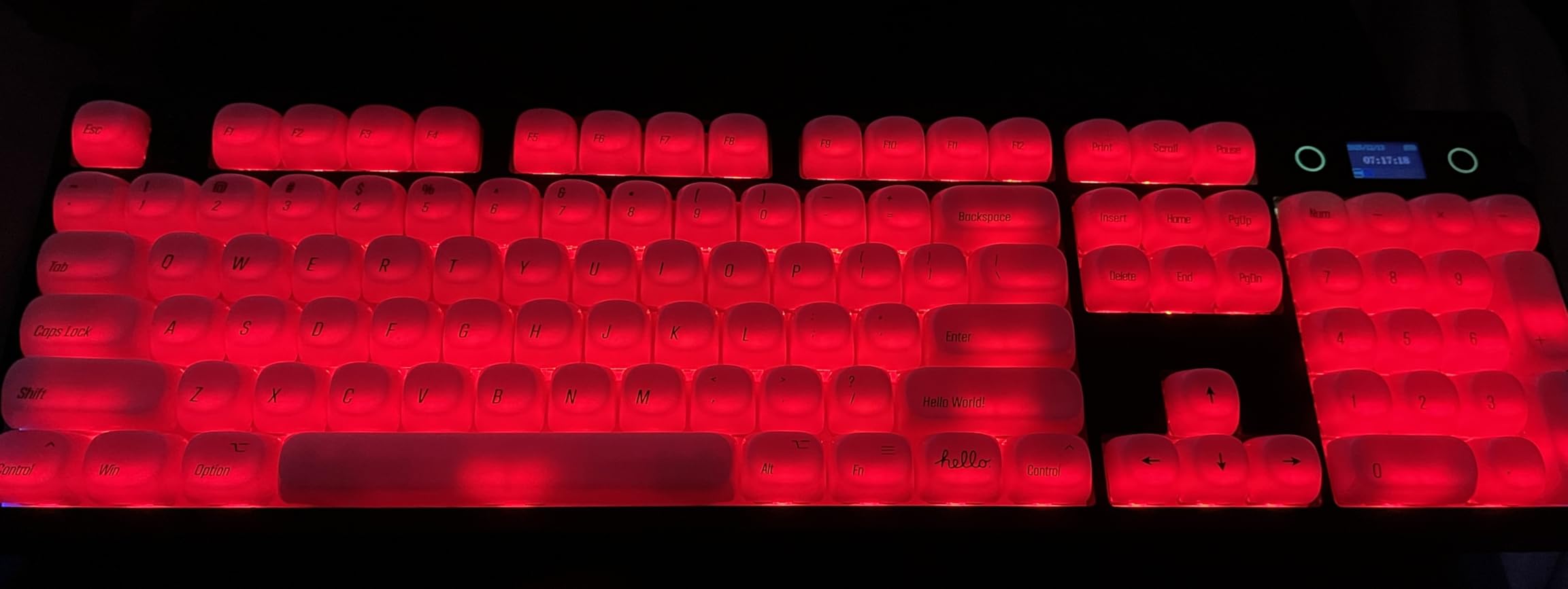 EPOMAKER TH108 PRO Full Size Mechanical Keyboard with Screen & Knob | Wireless Gaming Keyboard with 10000mAh, Creamy Gasket, Hot Swap, Custom Driver, RGB Backlight (White, Sea Salt Silent) customer photo 2