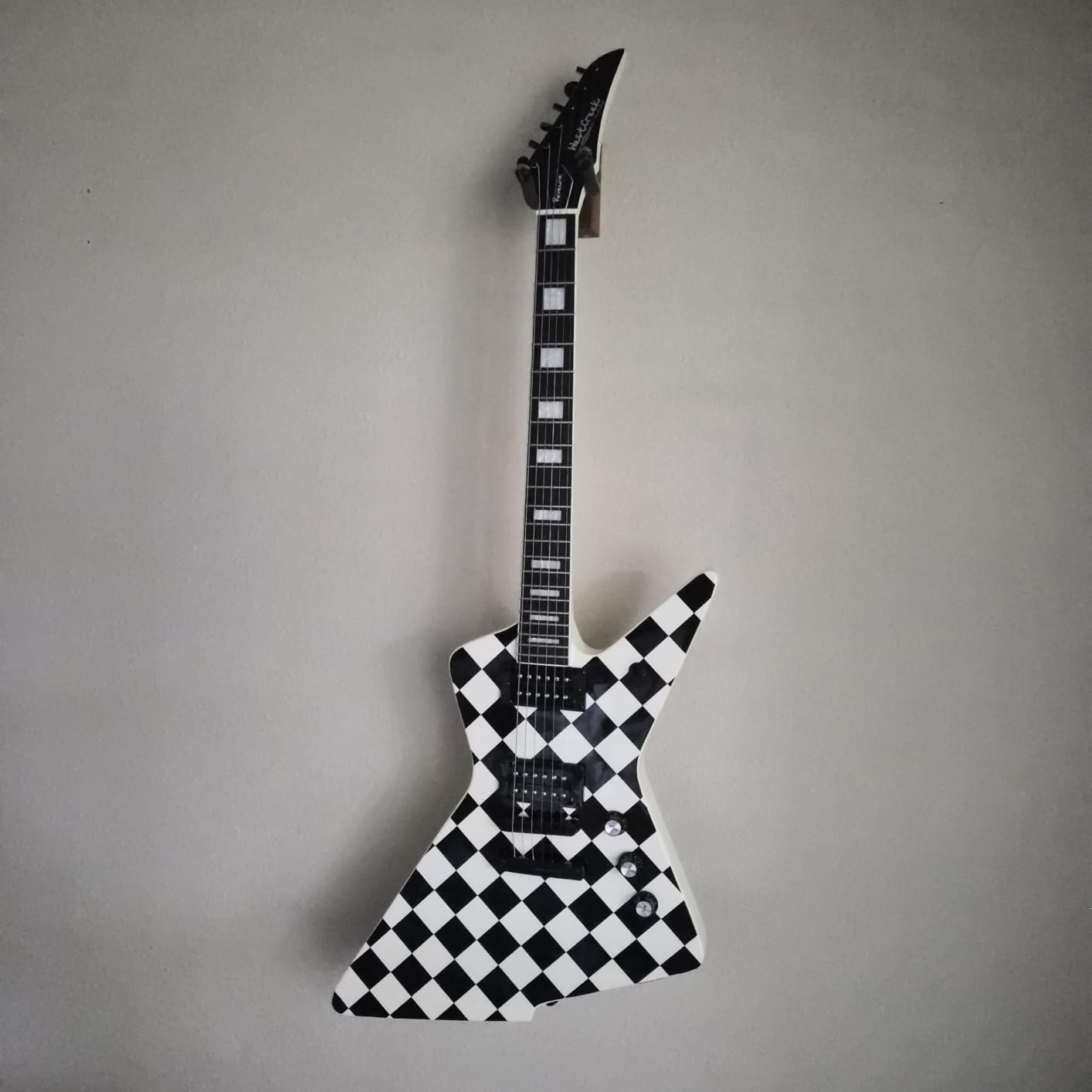 WestCreek Revenge Solid Body Electric Guitar, Heavy Metal Guitar | Right Handed, Heavy Metal Pickups, Rounded End Jumbo Frets, Bone nut, Rosewood Fretboard, Mahogany Body (Scratch) customer photo 2