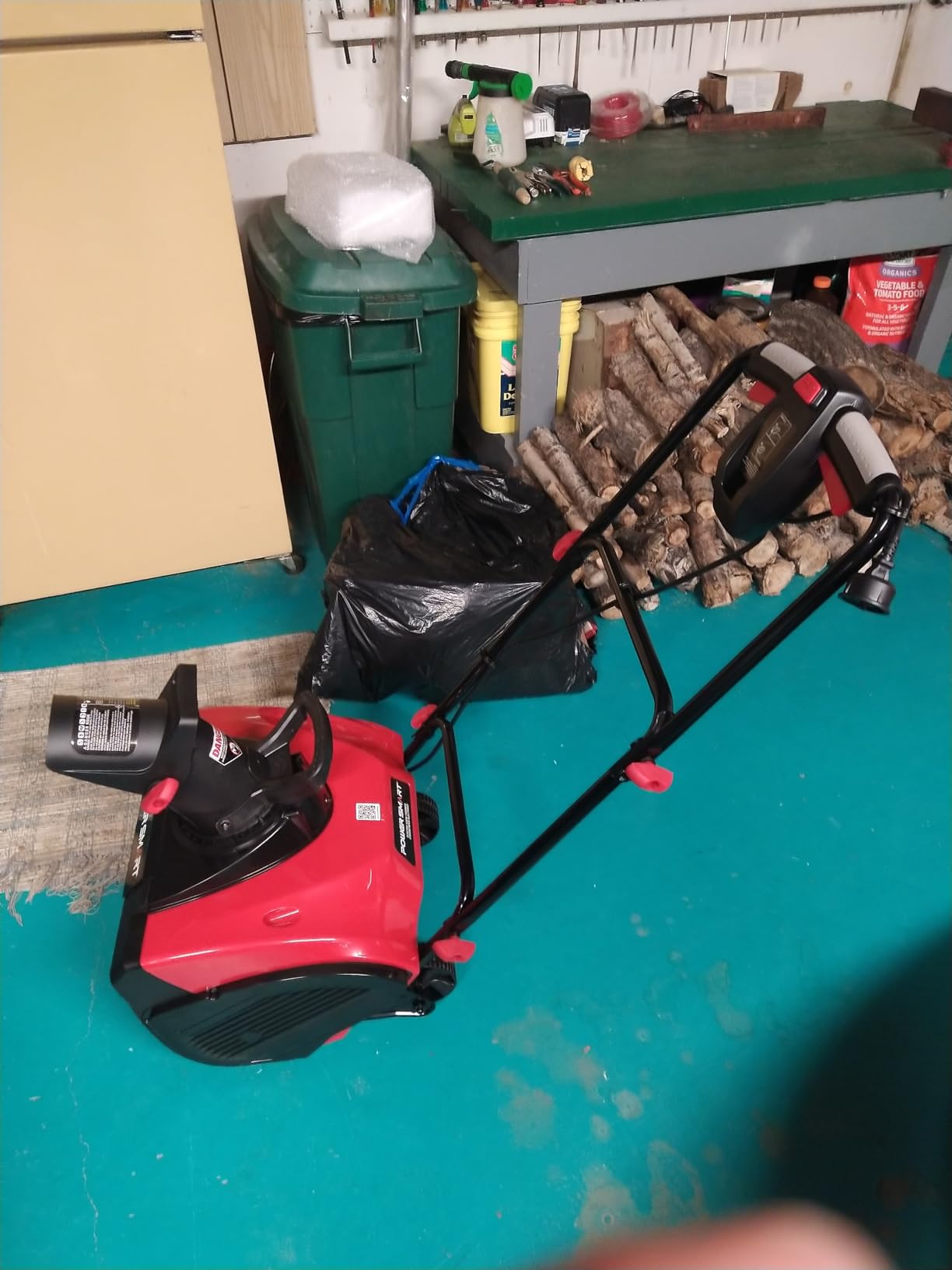 PowerSmart 21 Inch Corded Electric Snow Blower, 15 Amp, with LED Light customer photo 1