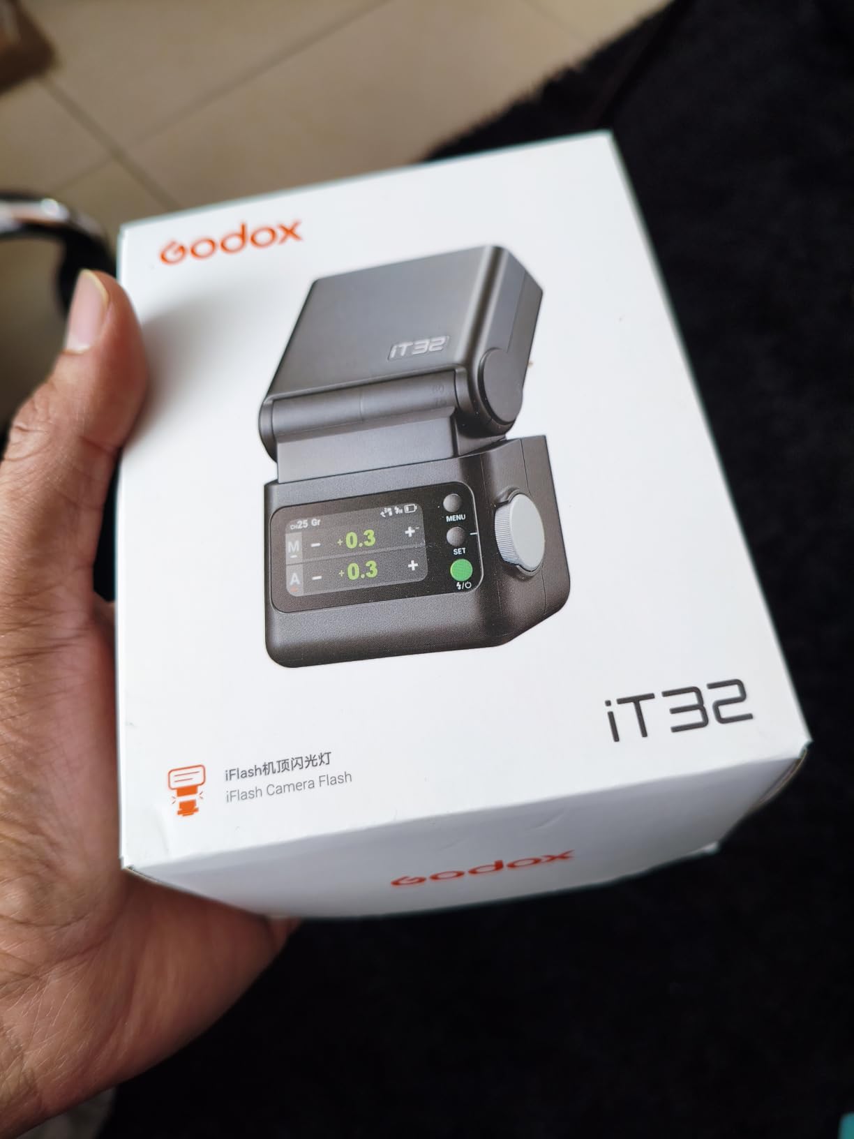 Godox iT32 TTL Camera Flash with X5C Trigger for Canon R6 Mark II, R7, R8 customer photo 2