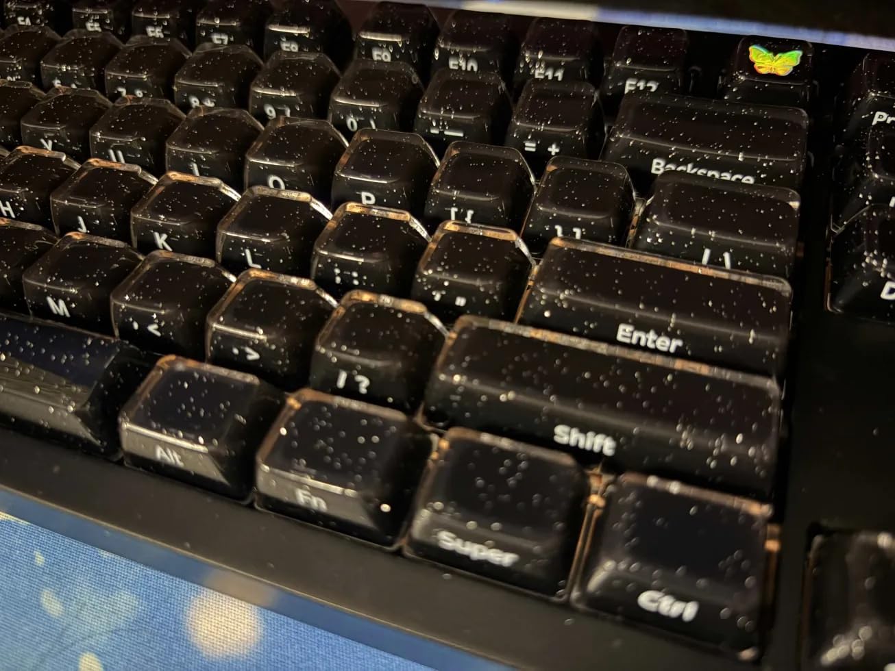 EPOMAKER Lusterfly Jelly Keycaps Set - 123 Keys Double-Shot Laser Engraved customer photo 1