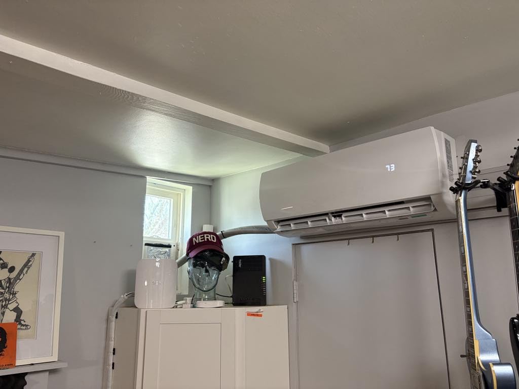 Mountman 9000 BTU Mini Split AC/Heating System,19 SEER2 110/120V Energy Efficient Ductless Inverter System,Cools Up to 450 Sq.Ft with Pre-Charged Condenser,Heat Pump & Installation Kits customer photo 2
