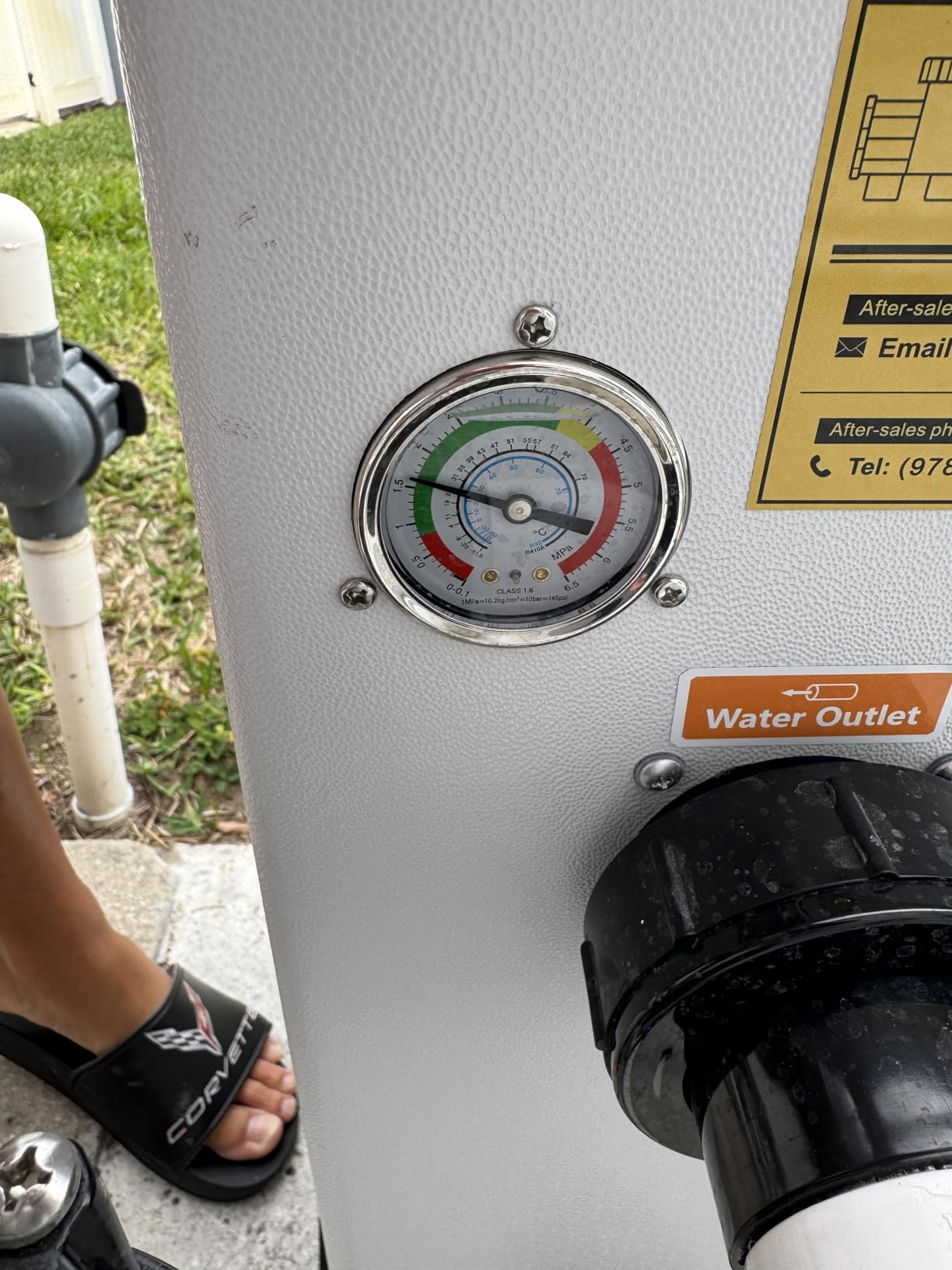 7,500 Gallons Above Ground Pool Heater 110V customer photo 2