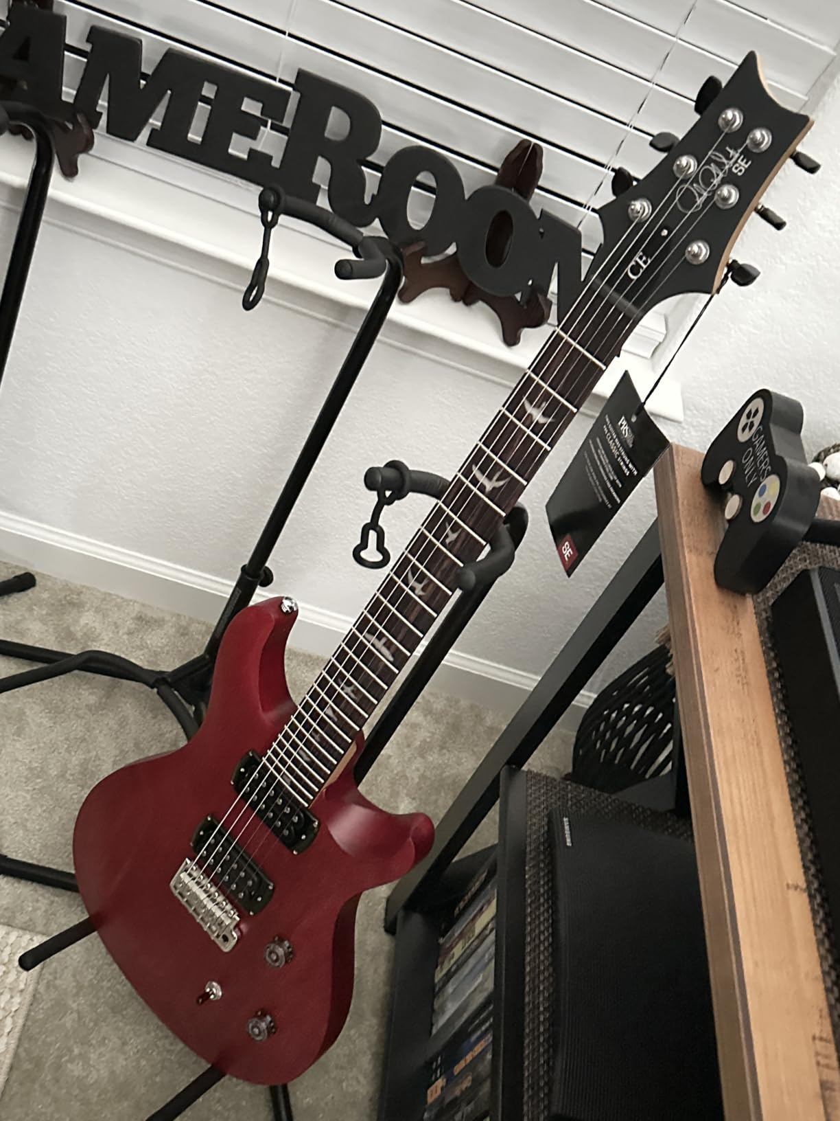 PRS SE CE24 Standard Satin Electric Guitar, Ice Blue Metallic with Gigbag customer photo 1