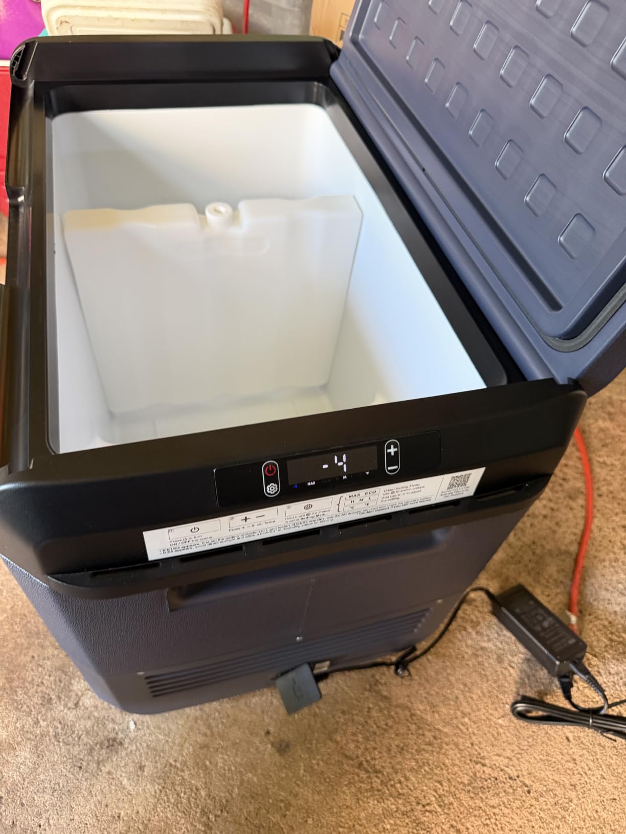BODEGACOOLER 100QT Portable Car Refrigerator Freezer with Wheels, 12V Fridge Freezer, Electric Cooler for Car, -20℃ Car Freezer, 12 Volt Refrigerator Portable for Camping, RV, Travel, IPX4, Quiet customer photo 2
