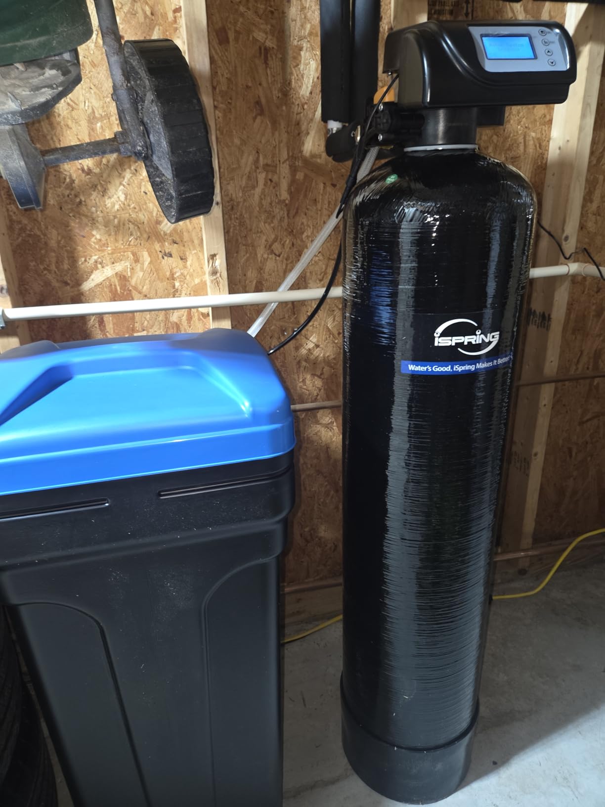 iSpring WCSTB45KG 45,000 Grains Whole House Water Softener with Brine Tank customer photo 2