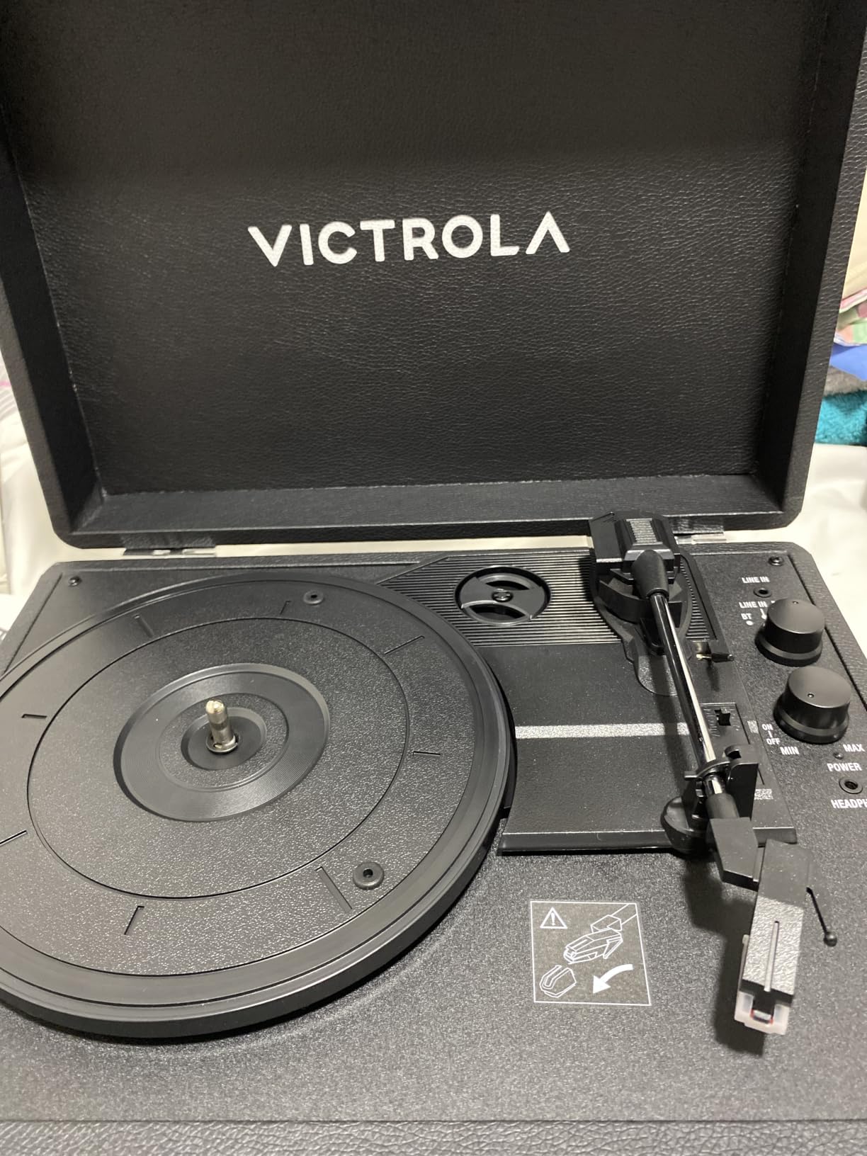 Victrola Journey II - Bluetooth Suitcase Record Player - Green customer photo 2