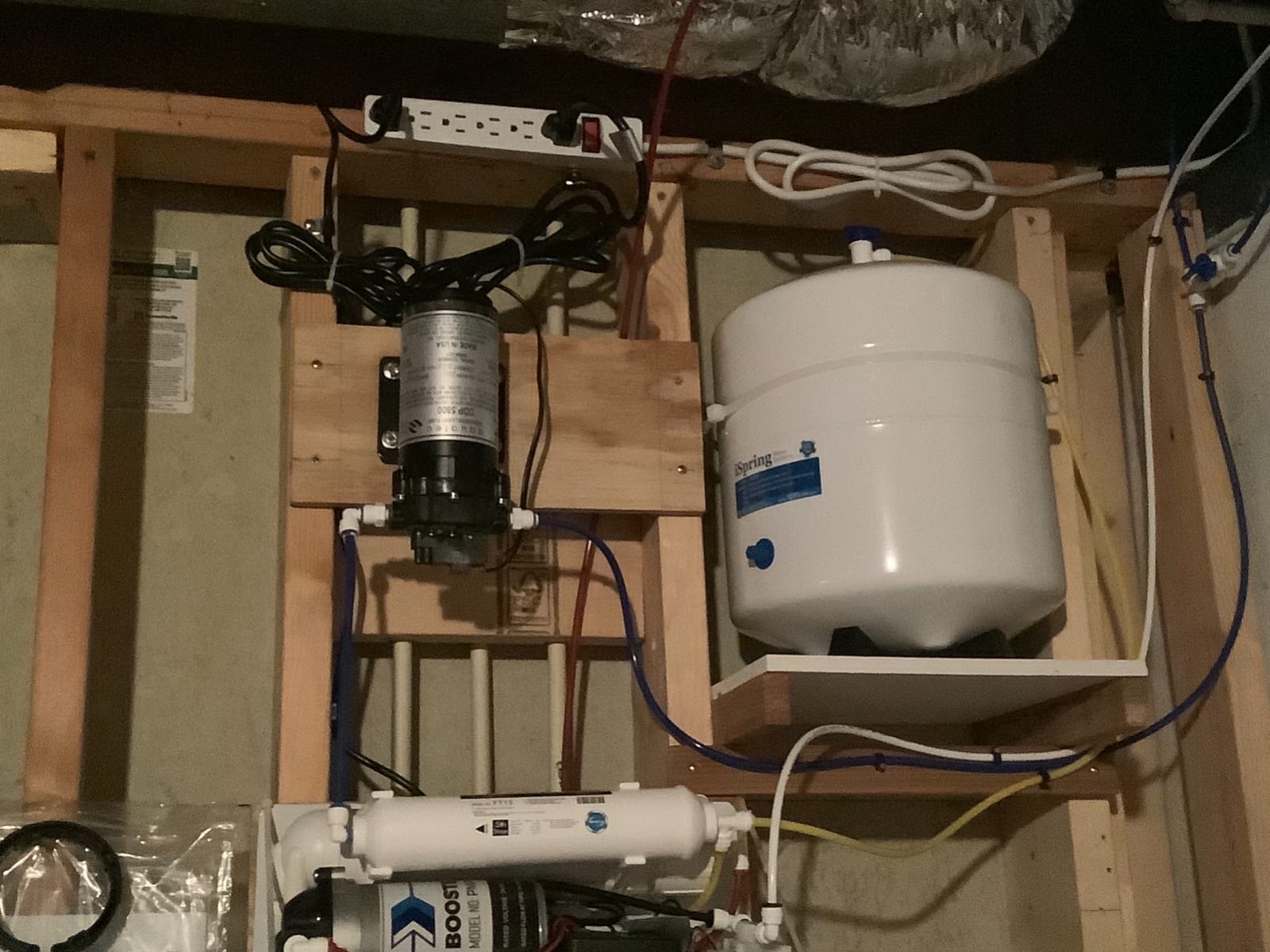 iSpring RO5004F-AK UV Alkaline Reverse Osmosis Water Filter, SGS Tested PFAS and TDS Reduction, 500 GPD Tankless Remineralization RO System Under Sink, Filter Life Monitor, 2:1 Pure to Drain customer photo 1