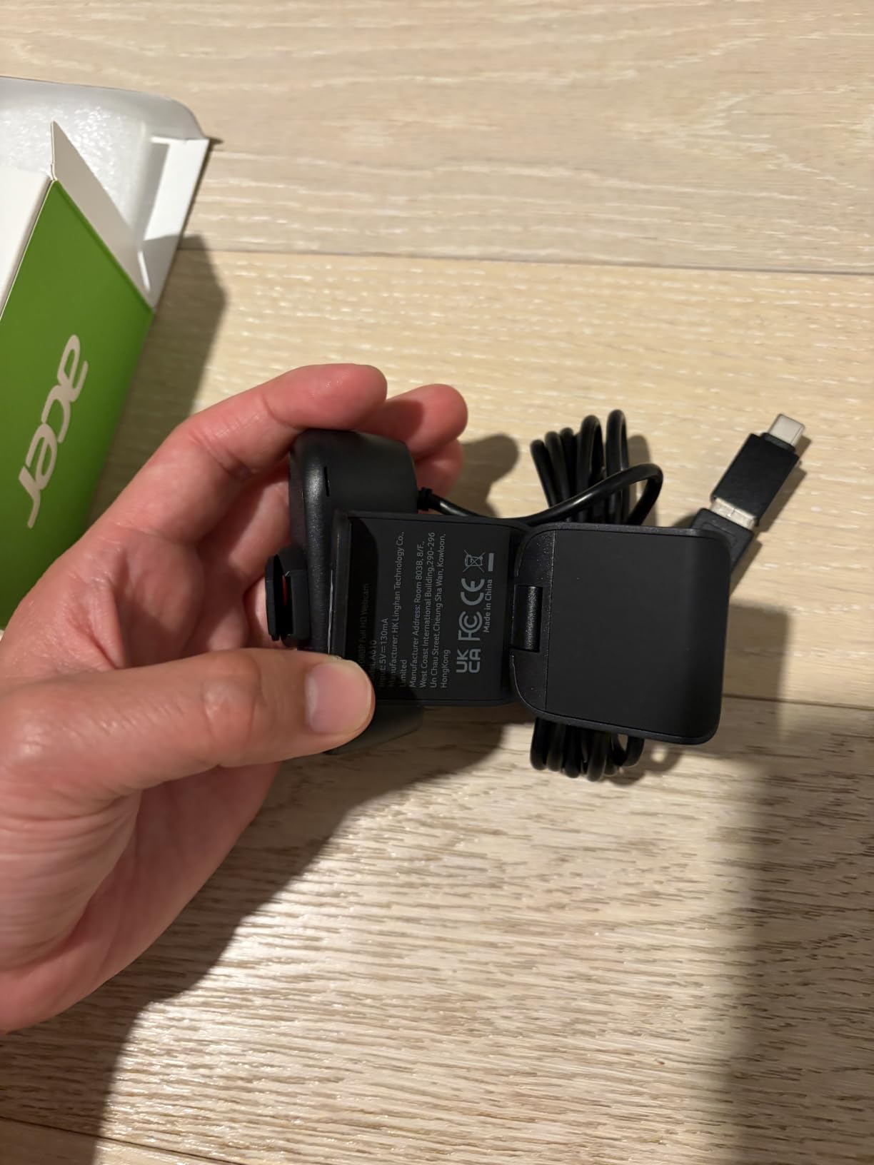 Acer A640 4K Webcam with AI Noise Canceling Mic for Streaming Meetings customer photo 2