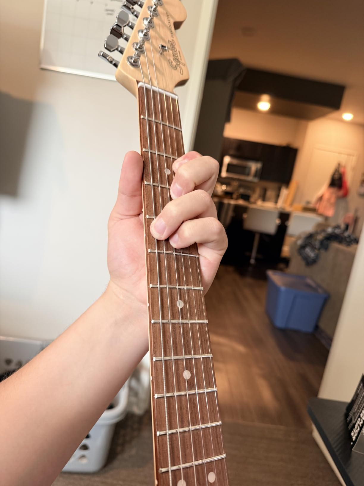 Fender Squier Stratocaster - Flash Pink customer photo 2