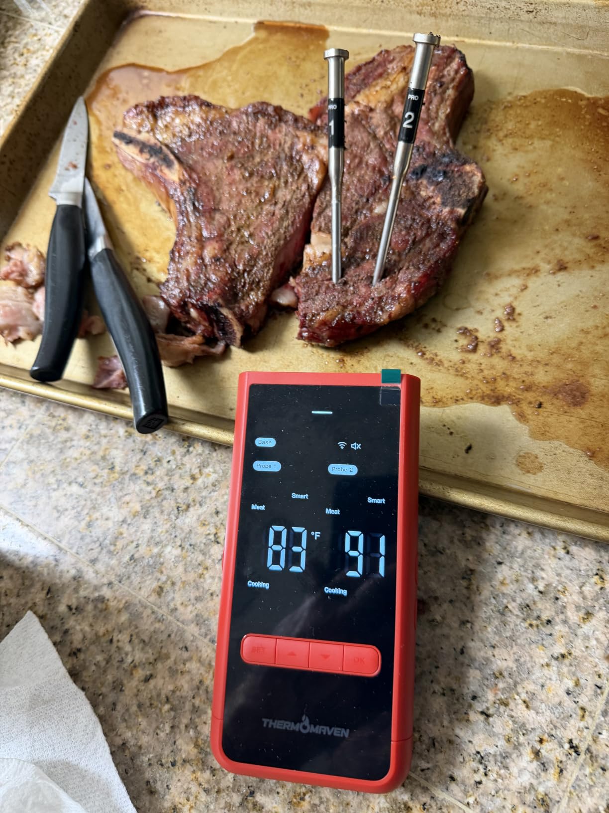 ThermoMaven Smart WiFi Wireless Meat Thermometer for Grilling with 2 Probes customer photo 2