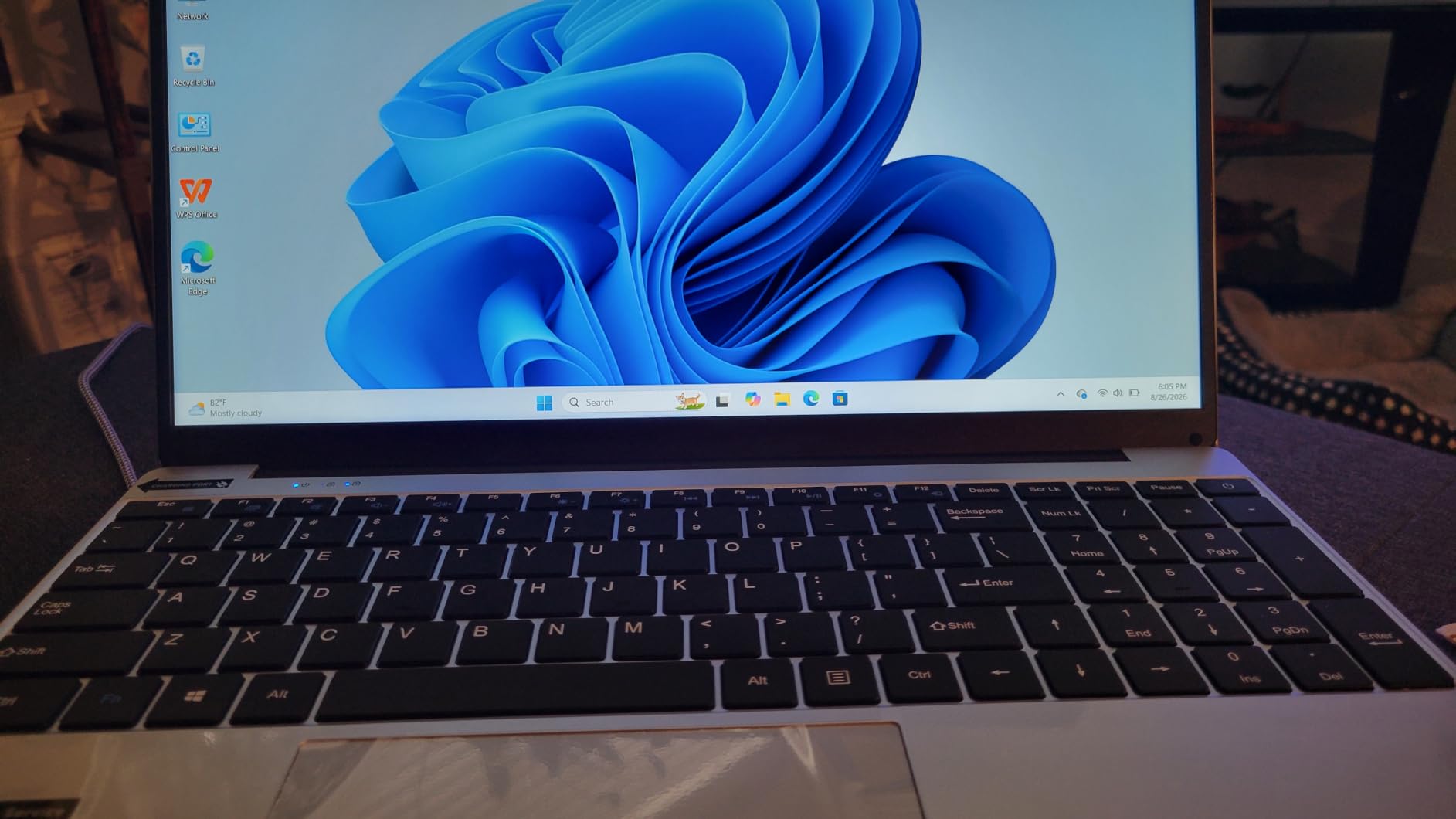 NIAKUN Laptop, Window 11 Pro Laptop Computer 2026, 15.6 Inch Lap Top, 16GB RAM 256GB SSD PC, M3-6Y30 Processor, FHD Display, WIFI5, BT4.2, Webcam, Office 365 for Business, School, Work, Student, Gray customer photo 2