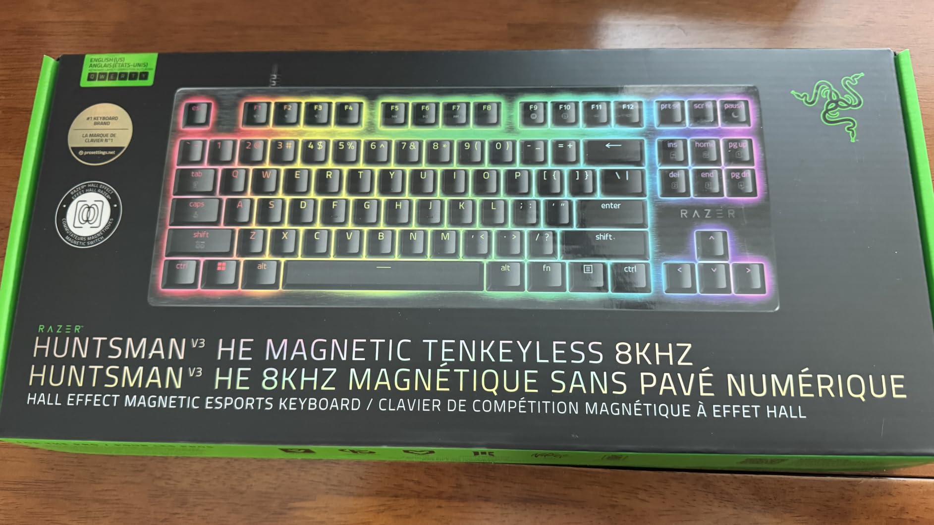 Razer Huntsman V3 HE Magnetic TKL 8KHz Wired Gaming Keyboard customer photo 2
