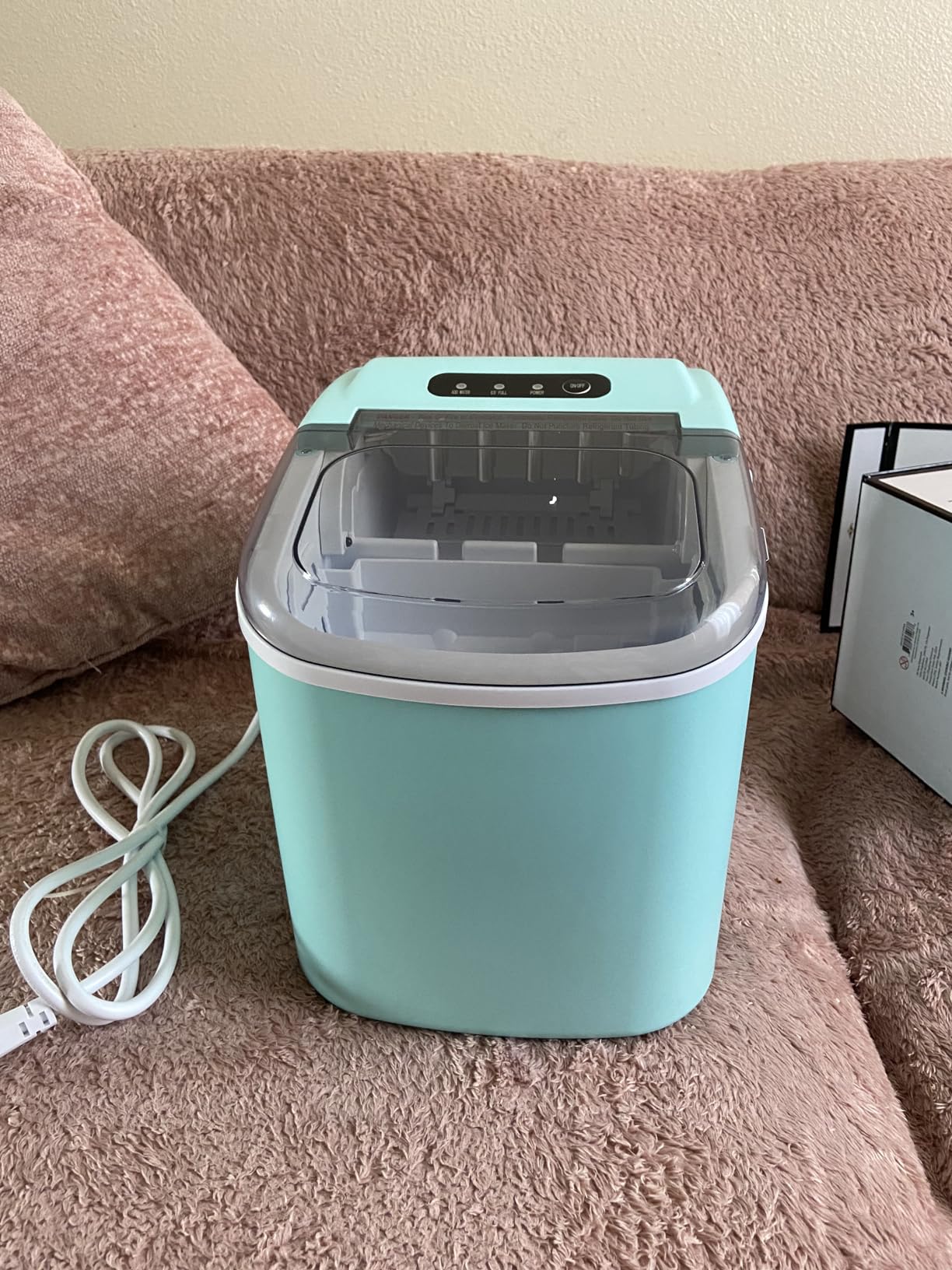 AGLUCKY Nugget Ice Maker Countertop with One-Touch Dispensing customer photo 1