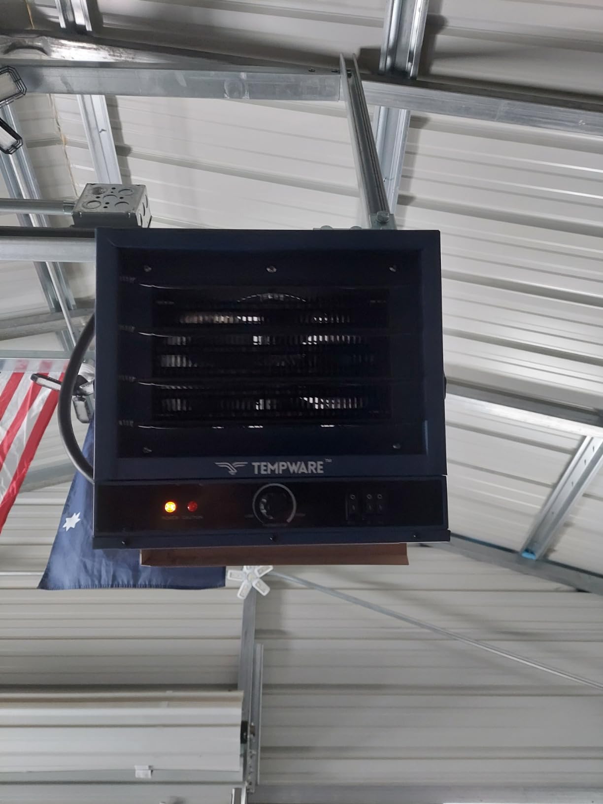 TEMPWARE 7500W Electric Garage Heater, 240V Hardwired Heater, 2026 Upgraded customer photo 2