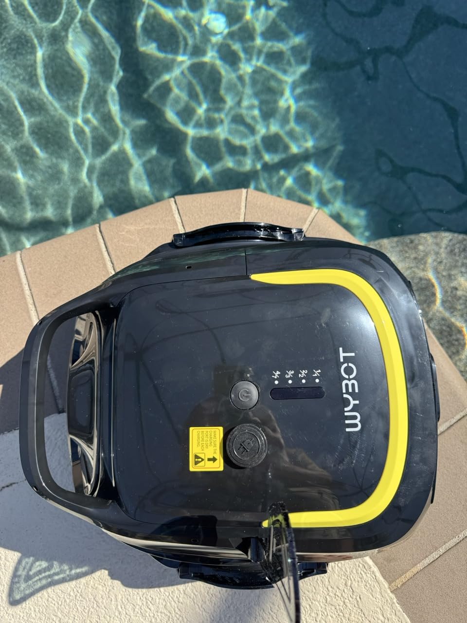 WYBOT A1 Cordless Pool Vacuum Robot for Above Ground Pool, Greyblue customer photo 1