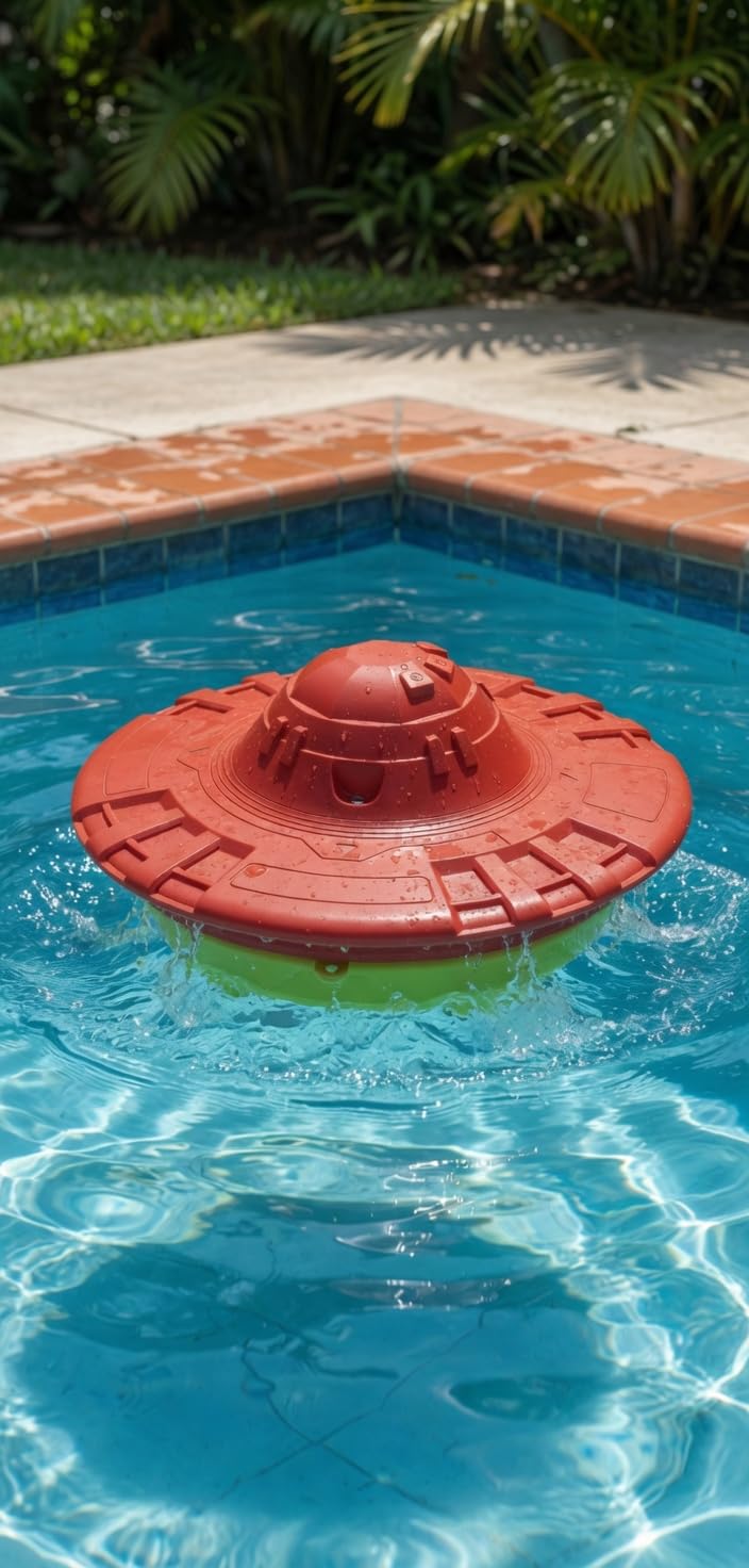 Pool Alarm with Indoor Receiver, 110dB Ultra Loud Floating Alarm for Inground & Above Ground Pools, Adjustable Sensitivity for Backyard Water Safety with Children & Pets, Navy-Black customer photo 1