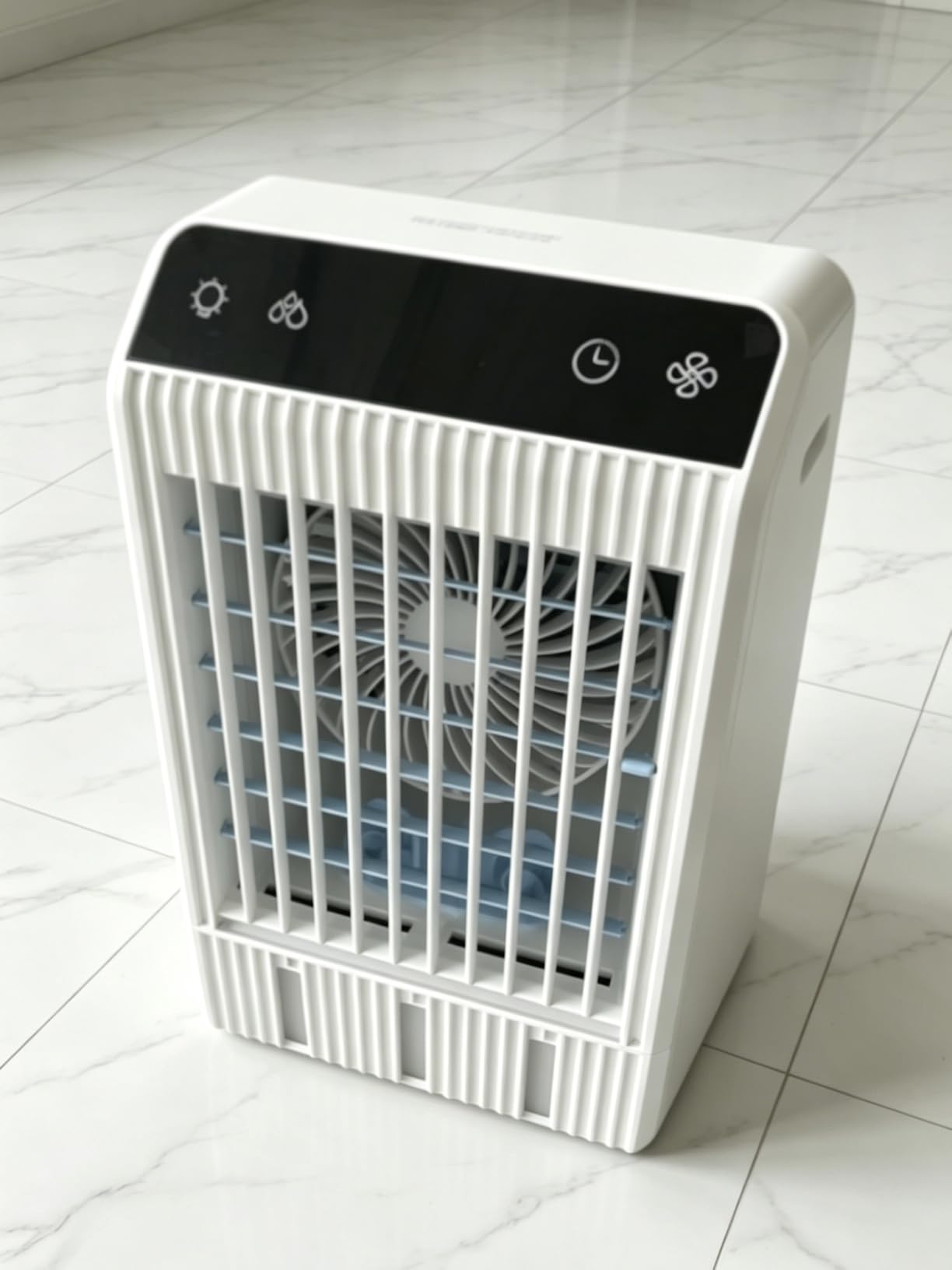 Portable Air Conditioner with LED Display, 1000ML Mini AC Air Conditioner 4-in-1 Air Cooler Humidifier with 7 Colors Light, Timer Personal Evaporative Air Cooler Cooling Fan for Bedroom Office Home customer photo 2