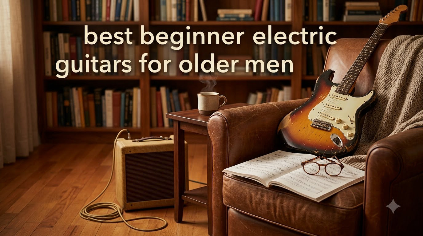 best beginner electric guitars for older men