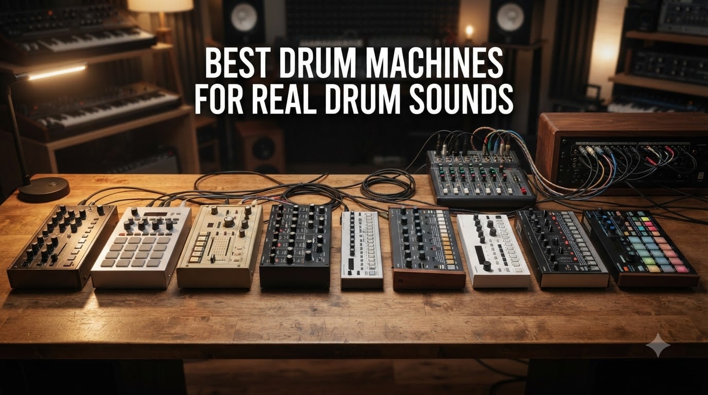 best drum machines for real drum sounds