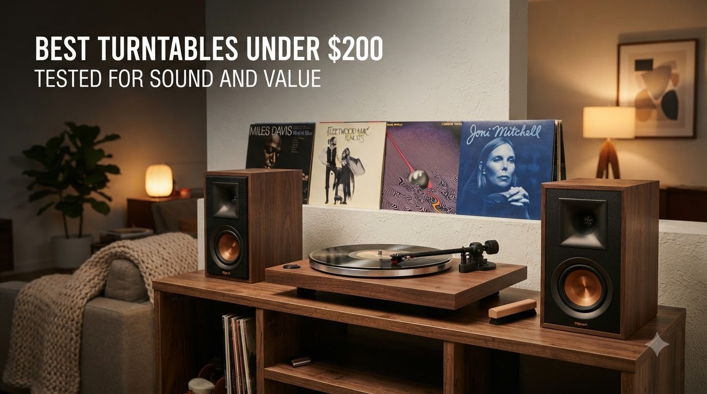 best turntables under $200 tested for sound and value