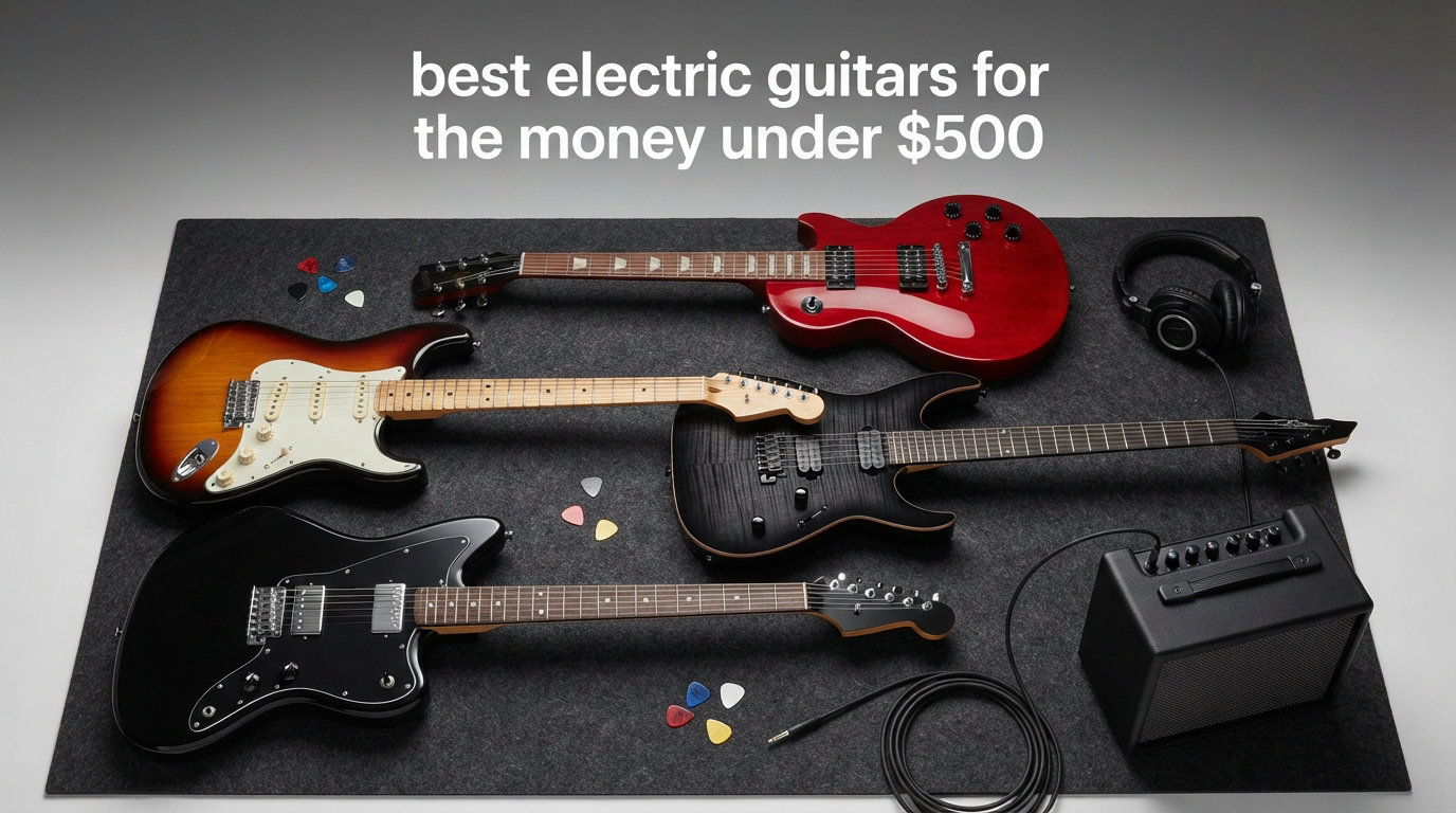 best electric guitars for the money under $500