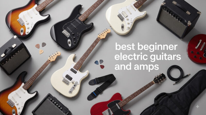 best beginner electric guitars and amps
