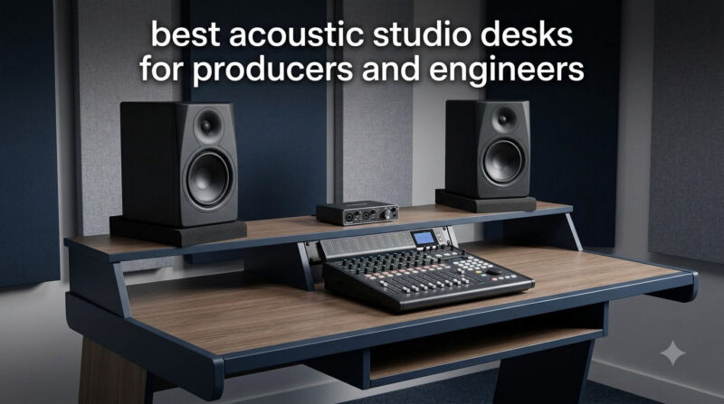 best acoustic studio desks for producers and engineers