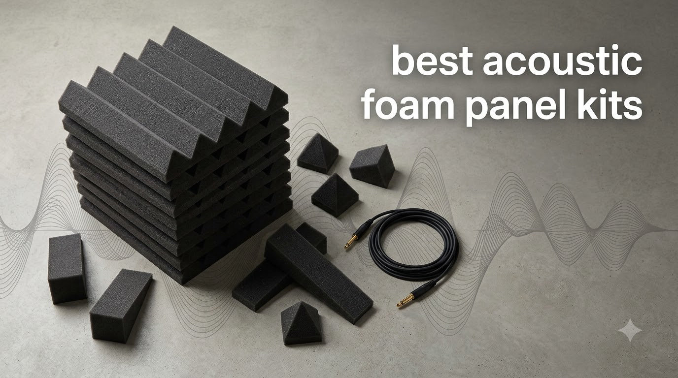 best acoustic foam panel kits