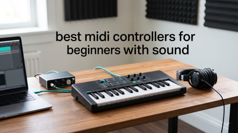 best midi controllers for beginners with sound